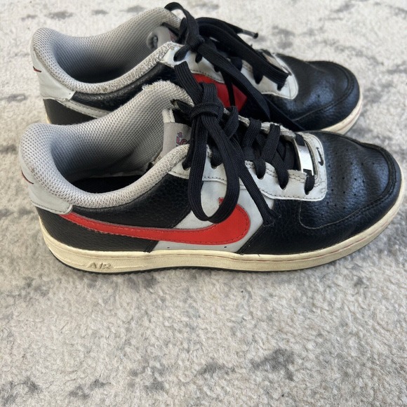 Size 5 Nike Air Force 1 ‘07 LV8 x NBA 75th Anniversary Trail Blazers Black Res - Picture 3 of 15